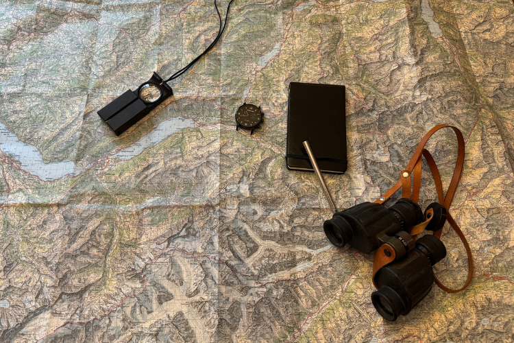 Hiking map